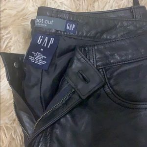 Vintage Gap Bootcut Leather Pants